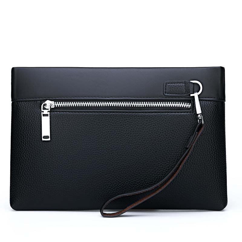 Coin Holder Men - กระเป๋าสตางค์ผู้ชายแบรนด์หรู หนังแท้ กระเป๋าคลัทช์ใส่เหรียญ กระเป๋าใส่ของแบบยาว กระเป๋าถือสำหรับใส่ไอแพด