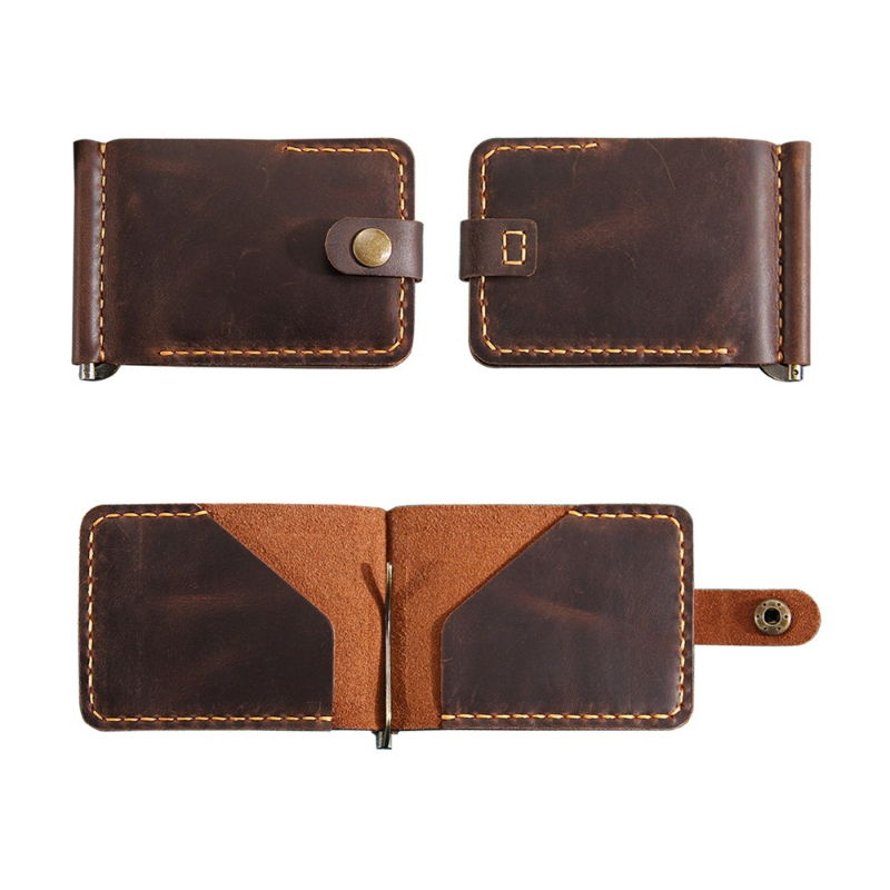 กระเป๋าสตางค์หนังแท้ Crazy Hor - Card Case Minimalist บทวิจารณ์และราคา