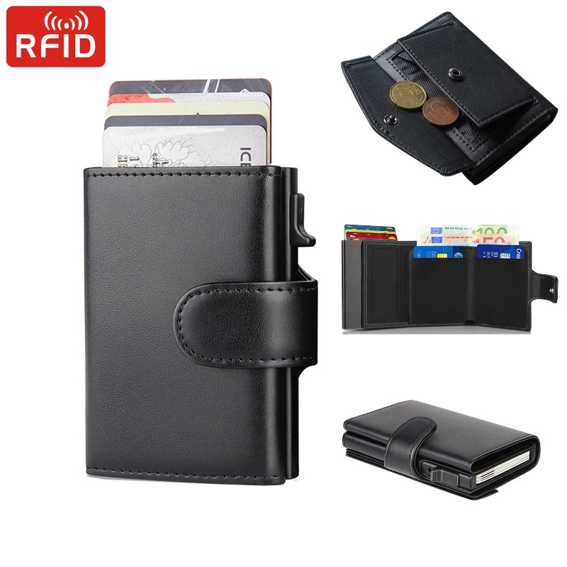 กระเป๋าใส่บัตรเครดิตแบบโลหะ ป้ - Coin Holder Men บทวิจารณ์และราคา