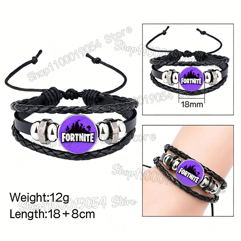 เกมฟอร์ทไนท์สร้อยข้อมือหนังถัก - Men Accessories For Birthday Gift บทวิจารณ์และราคา