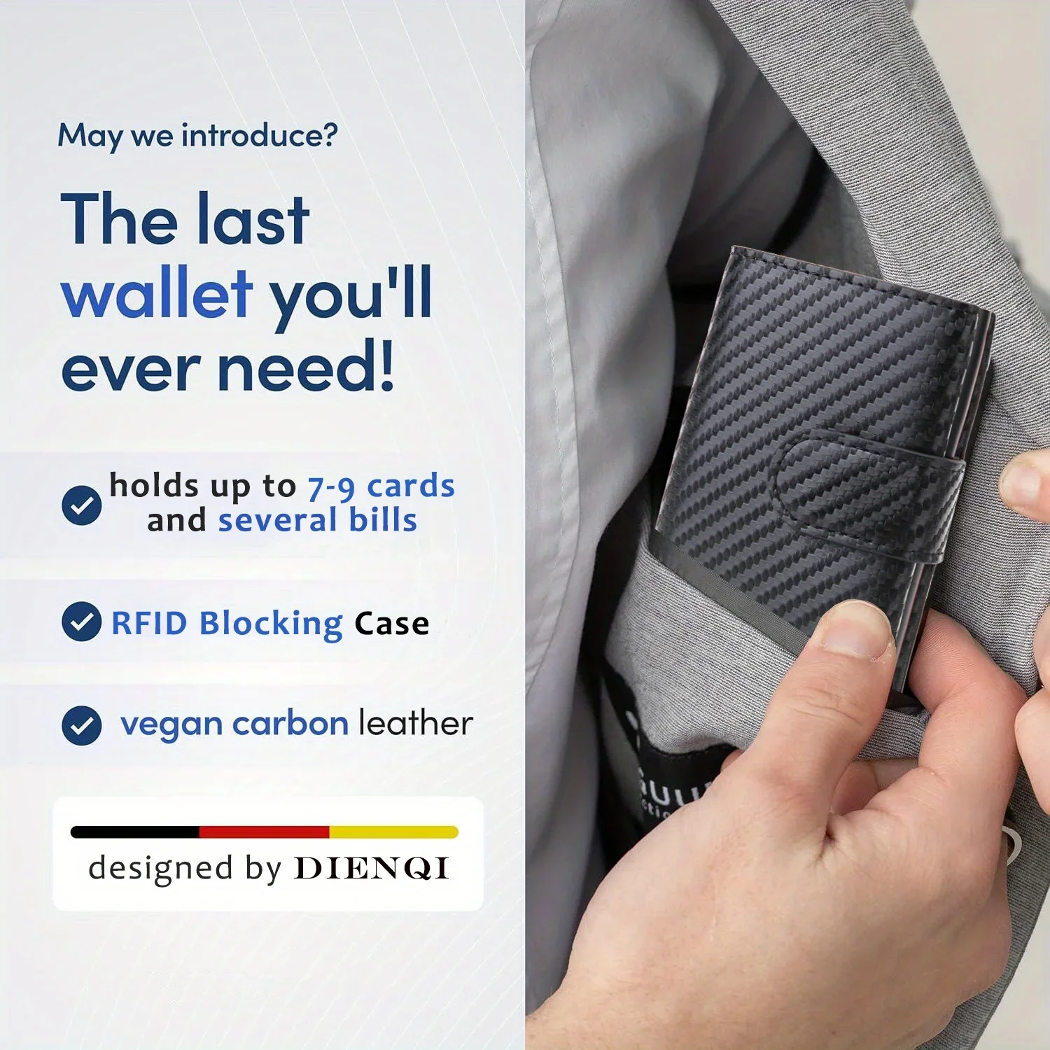 กระเป๋าใส่บัตรหนังไมโครไฟเบอร์ - Coin Holder Men บทวิจารณ์และราคา