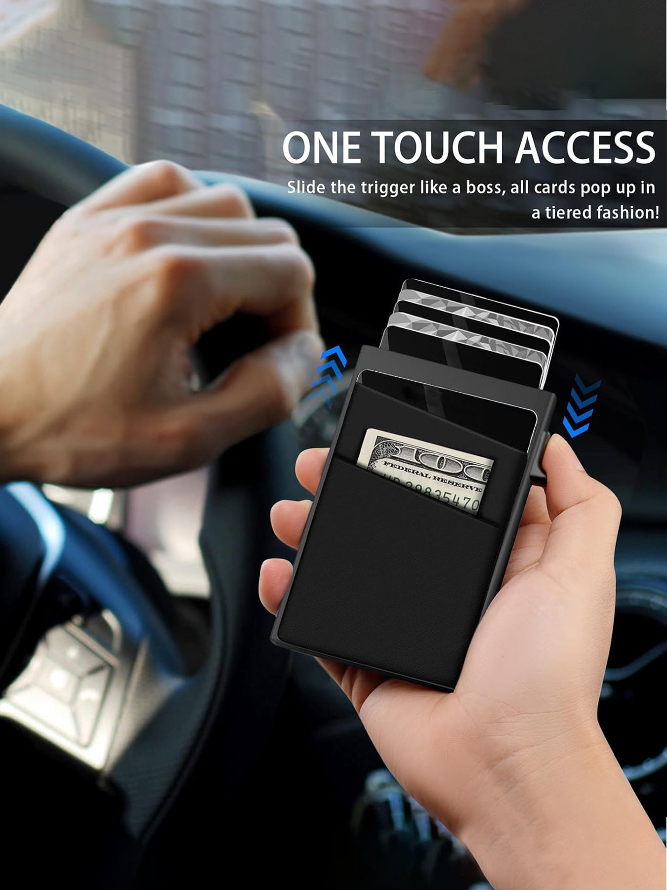 ที่ใส่บัตรป้องกันการโจรกรรม กร - Card Case Minimalist บทวิจารณ์และราคา