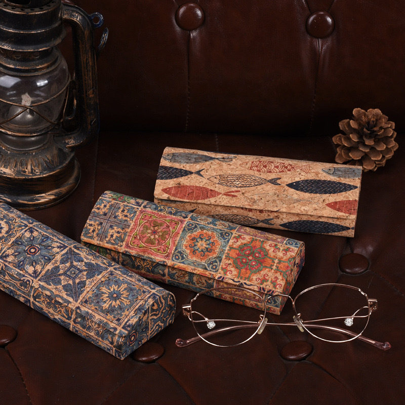 กล่องใส่แว่นตาไม้ก๊อกธรรมชาติแ - Men Accessories To Look Good บทวิจารณ์และราคา