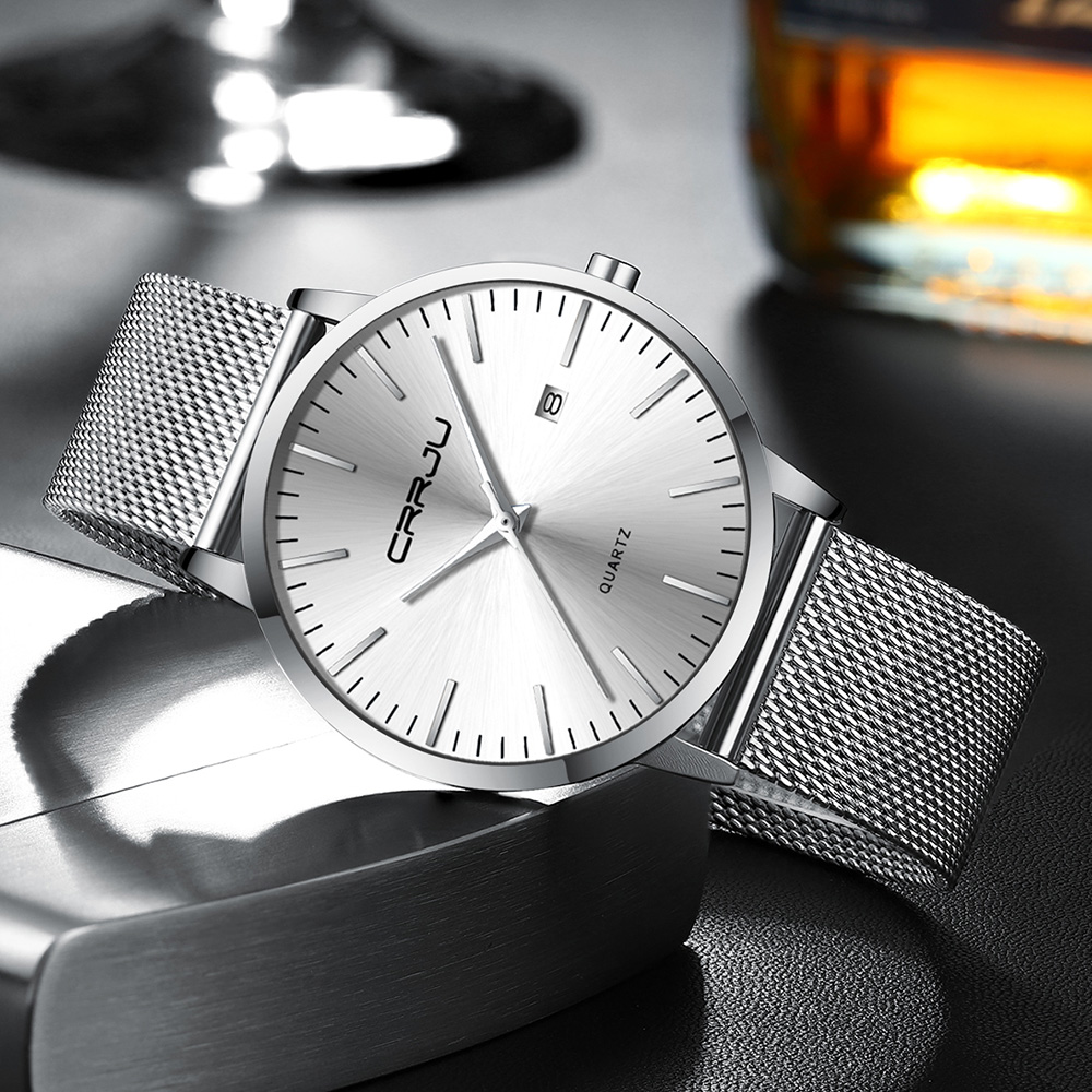 Crrju นาฬิกาแฟชั่นผู้ชายแบรนด์ - Men'S Accessories Luxury Brands บทวิจารณ์และราคา