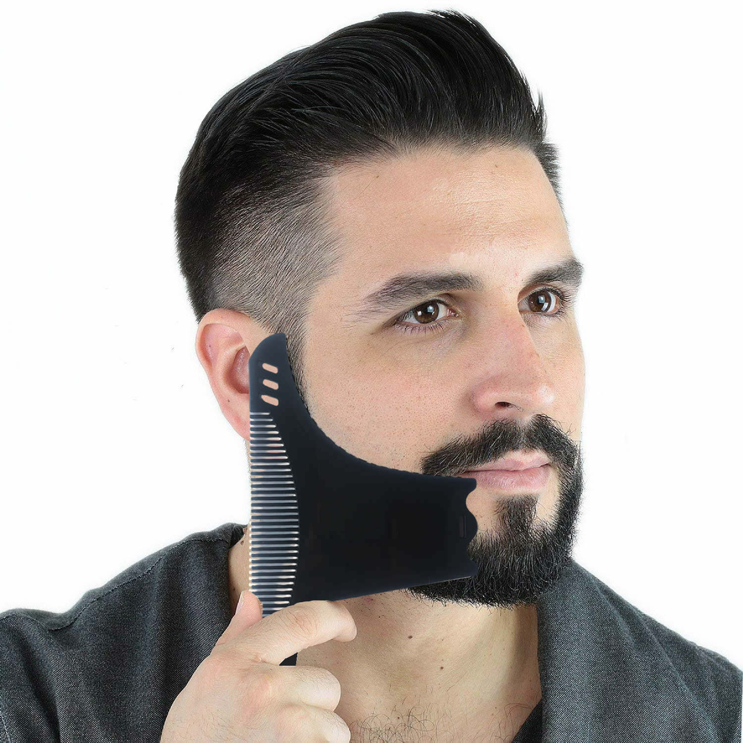 หวีจัดแต่งทรงเคราแบบแม่แบบ สีด - Men Accessories Rule บทวิจารณ์และราคา