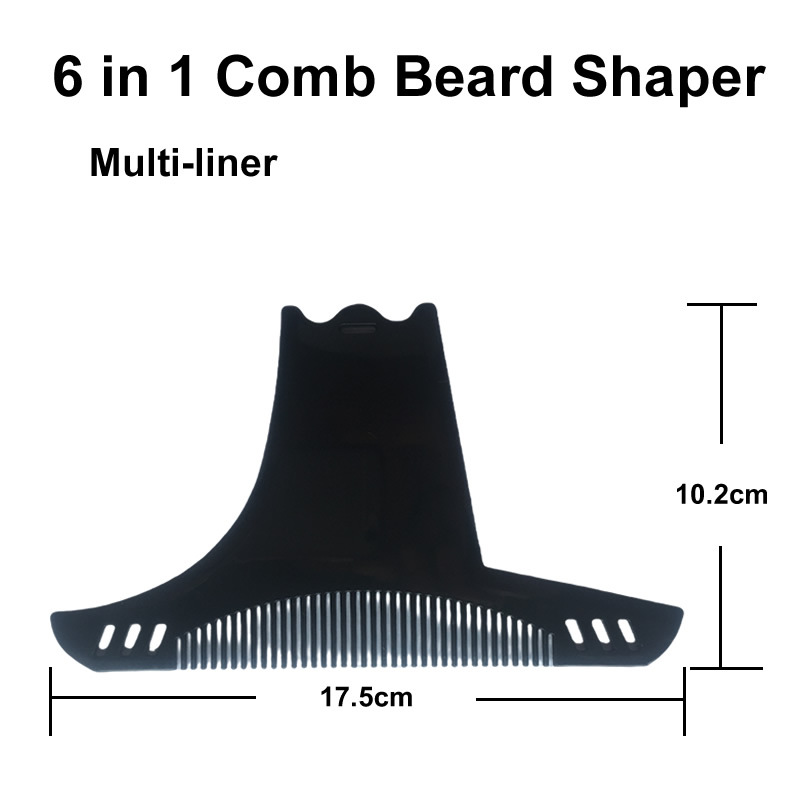 หวีจัดแต่งทรงเคราแบบแม่แบบ สีด - Men Accessories Rule บทวิจารณ์และราคา