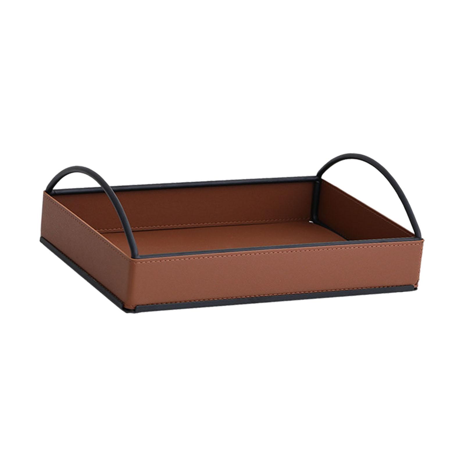 ถาดใส่ของอเนกประสงค์หนัง PU ทั - Men'S Accessories Tray บทวิจารณ์และราคา
