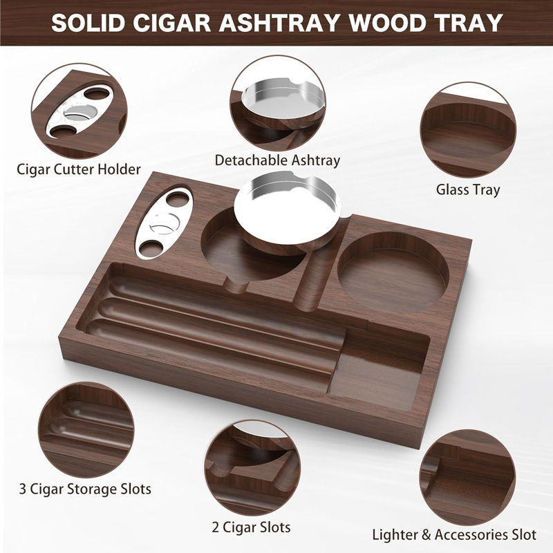 ของขวัญที่ใส่ซิการ์7ช่องสำหรับ - Men'S Accessories Tray บทวิจารณ์และราคา
