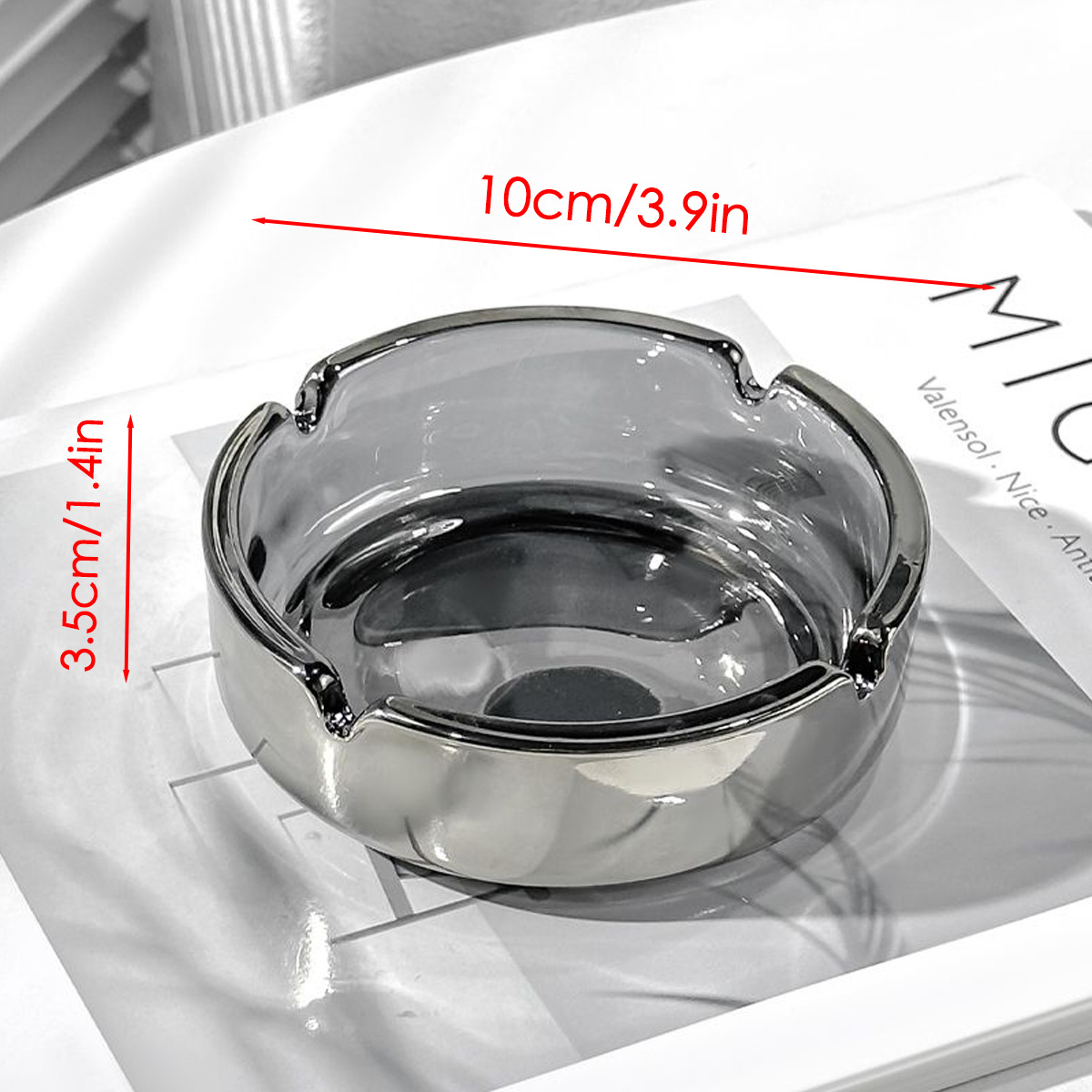 ที่เขี่ยบุหรี่แก้วใส ที่เขี่ยบ - Men'S Accessories Tray บทวิจารณ์และราคา
