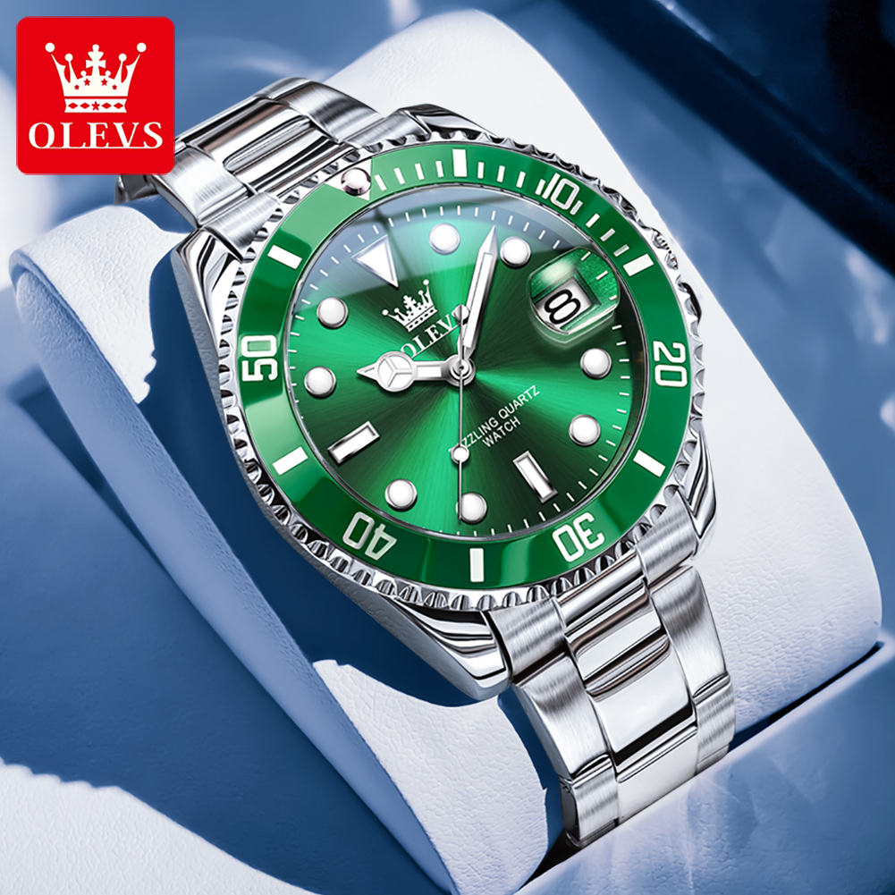 OLEVS นาฬิกาผู้ชาย 5885G แบรนด - Men'S Accessories Luxury Brands บทวิจารณ์และราคา