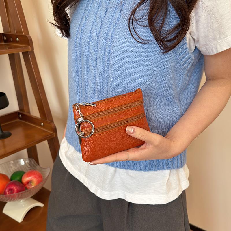 กระเป๋าใส่เหรียญแบบพกพาทำจากหน - Coin Holder Men บทวิจารณ์และราคา