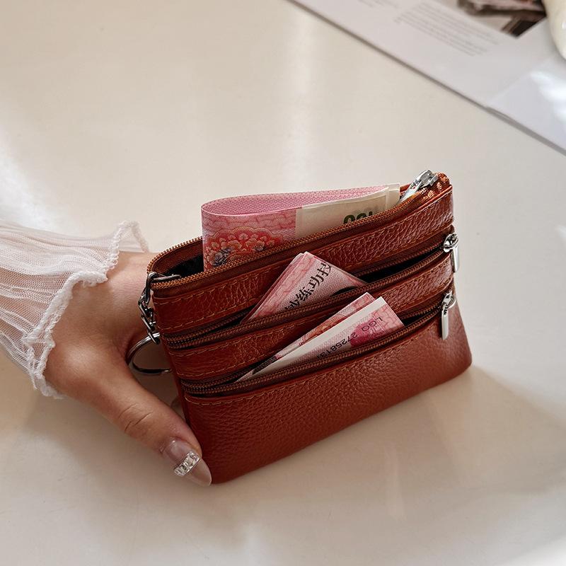 กระเป๋าใส่เหรียญแบบพกพาทำจากหน - Coin Holder Men บทวิจารณ์และราคา